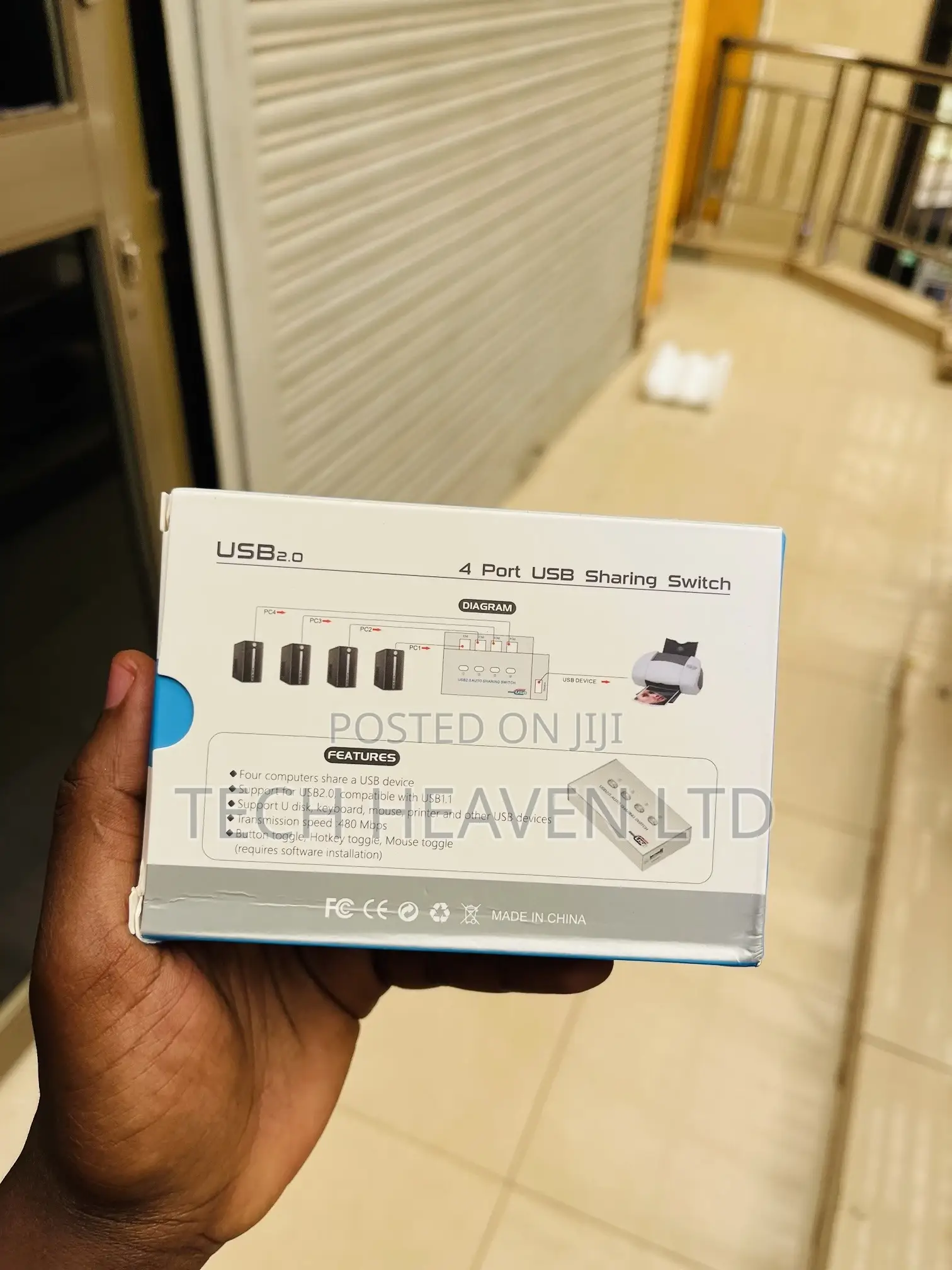4 Port USB Sharing Switch