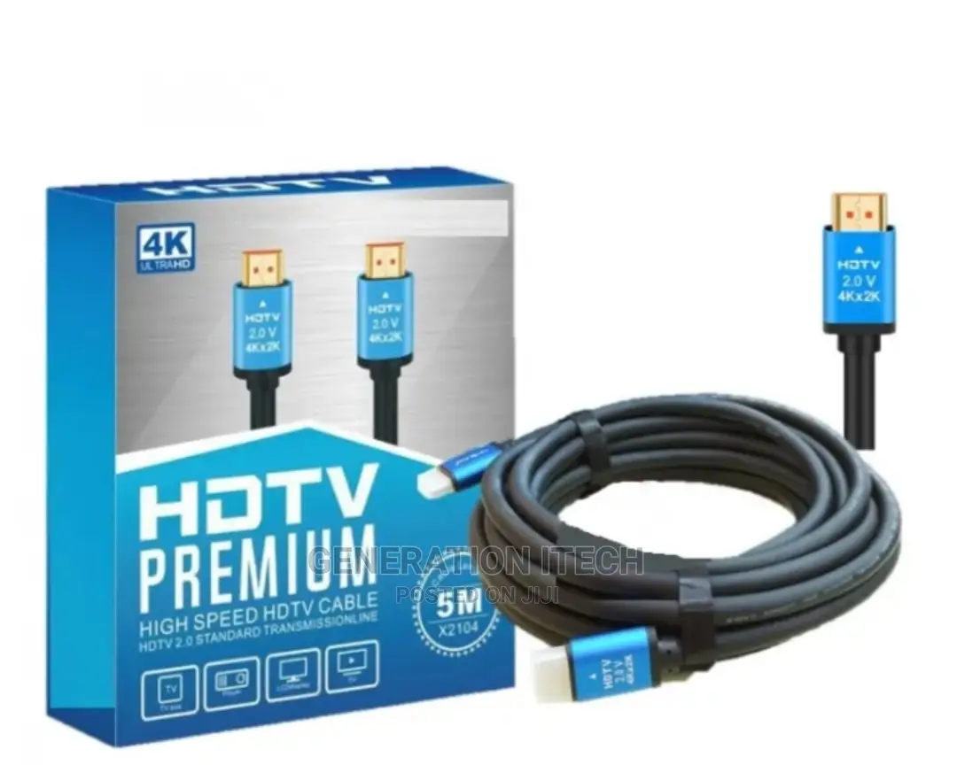 Hdmi Cable 5 Meters - High Speed Premium Cable- Original