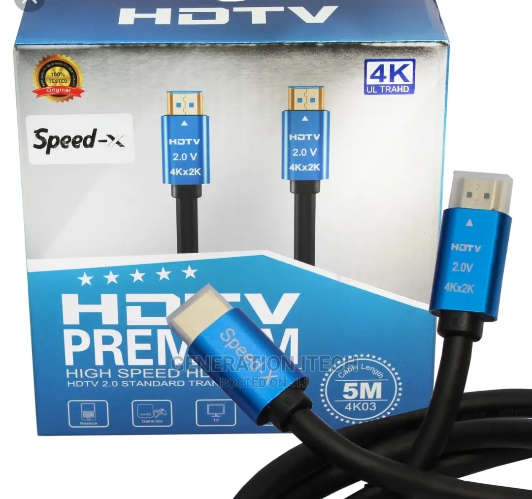 Hdmi Cable 5 Meters - High Speed Premium Cable- Original