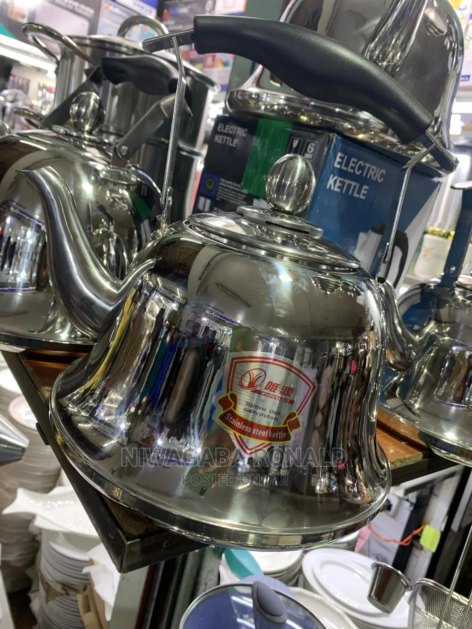Classic Stainless Steel Whistling Kettle