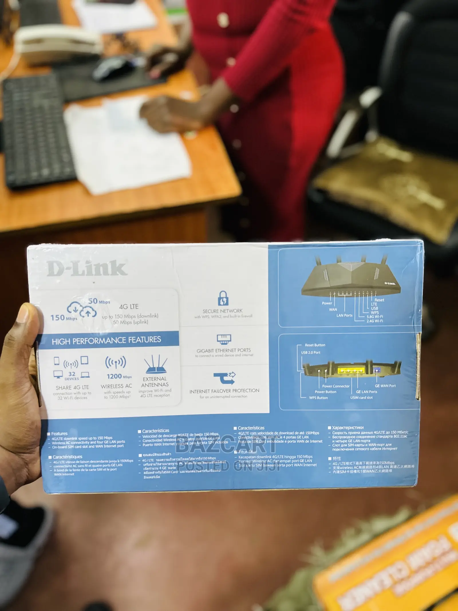 D-Link M960 4G Unlocked Simcard Router