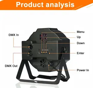 36 LED RGB Crystal Magic Ball DMX Par Light