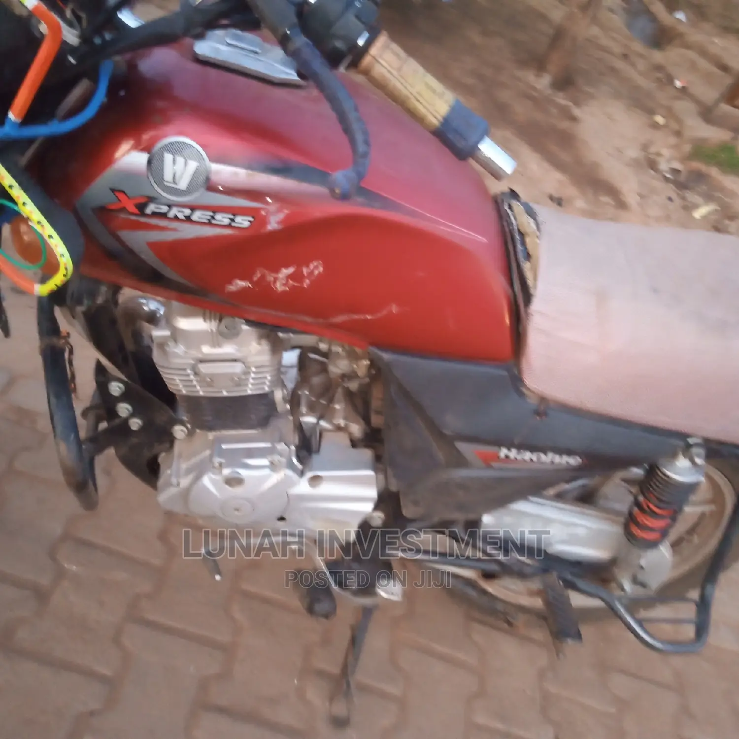 Haojue DK125 HJ125-30 2022 Red