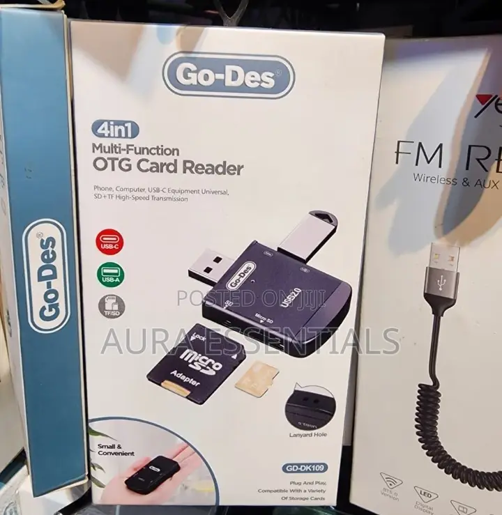 4 in 1 Multi-Function OTG Card Reader