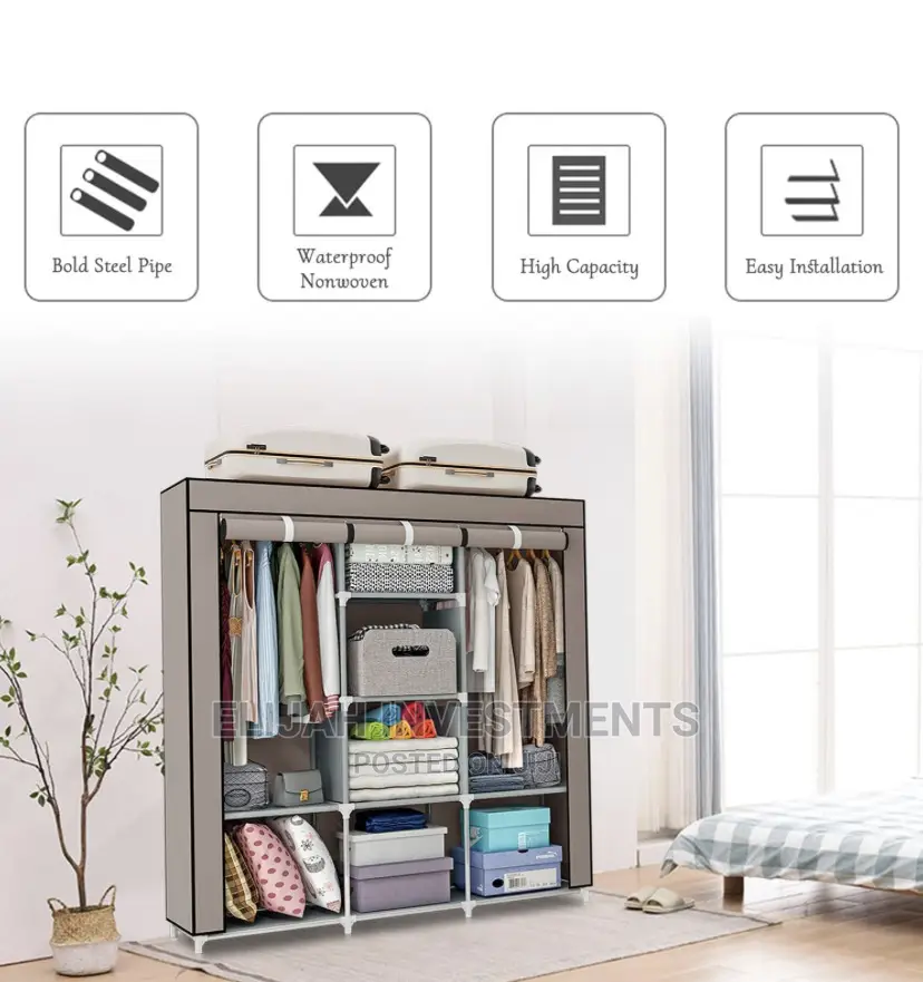 3 Column Closet/Wardrobe for Bedroom