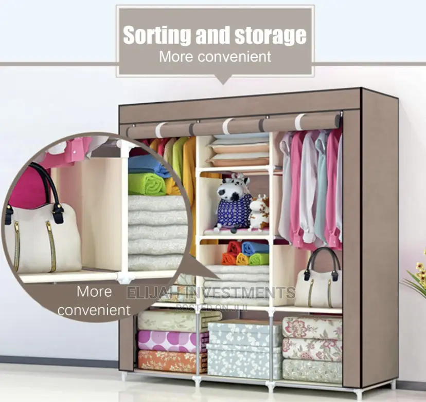 3 Column Closet/Wardrobe for Bedroom