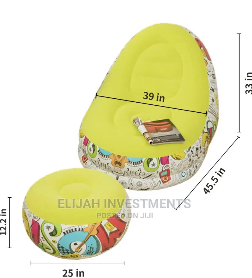 Inflatable Sofa With Inflatable Foot Cushion