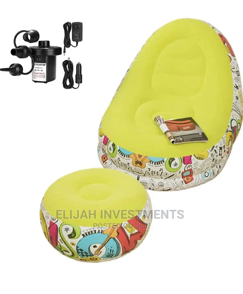 Inflatable Sofa With Inflatable Foot Cushion