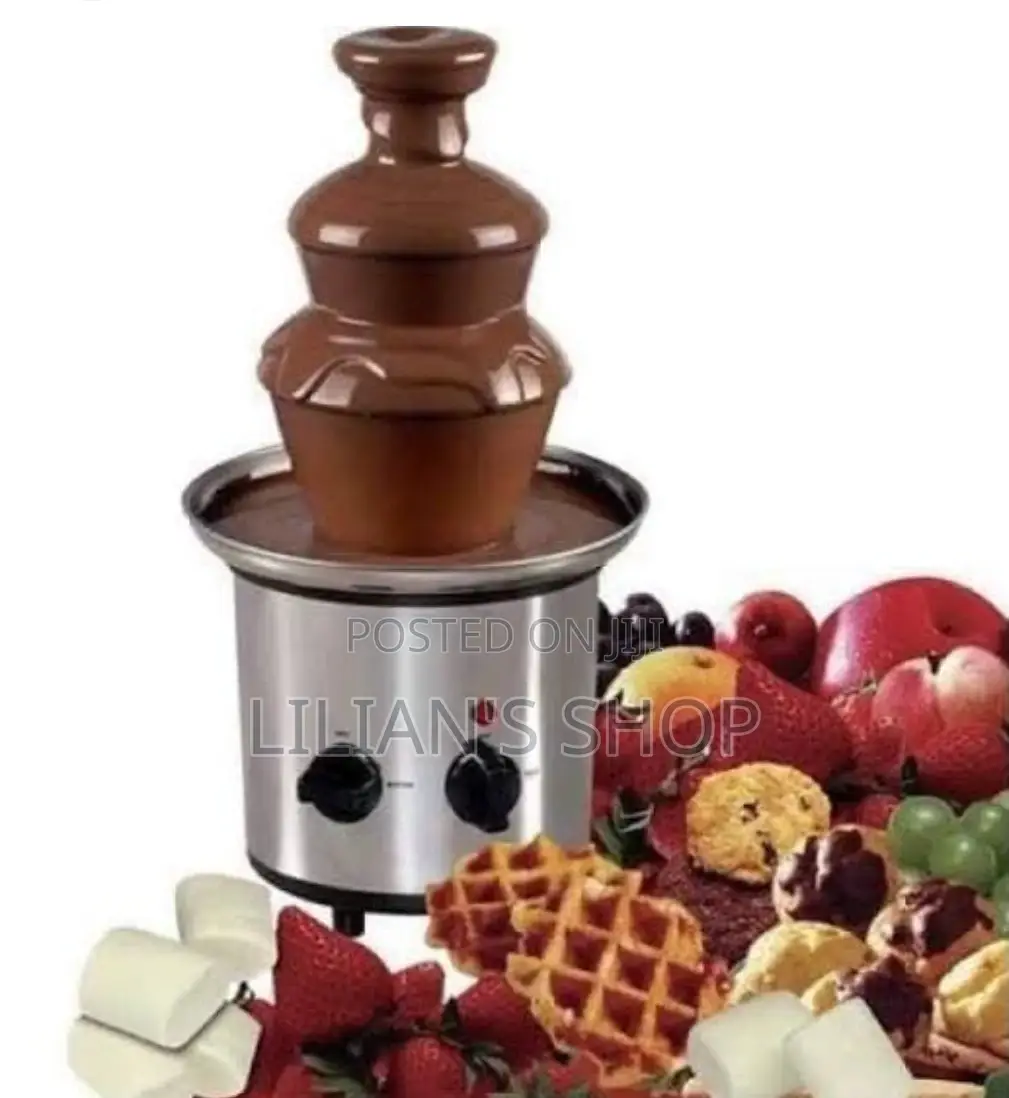 3-Tier Stainless Steel Electric Chocolate Fountain Maker