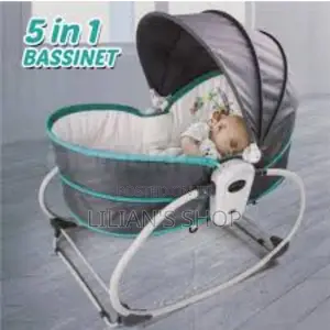Baby Bassinet/Musical Baby Crib and Rocker