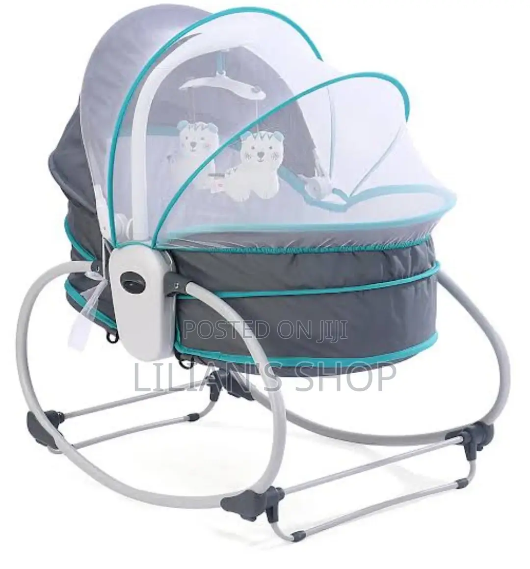Baby Bassinet/Musical Baby Crib and Rocker