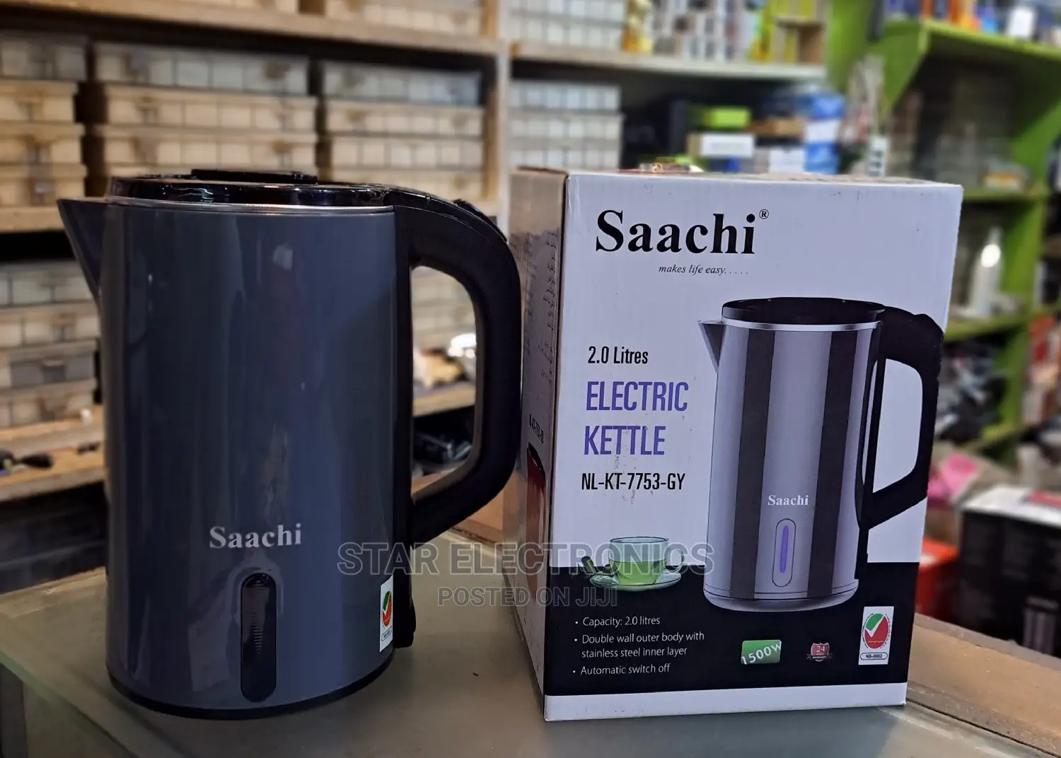 Electric Kettle 2.0L Saachi