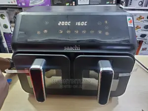 Saachi 10L Digital Double Air Fryer With 5L + 5L Pans