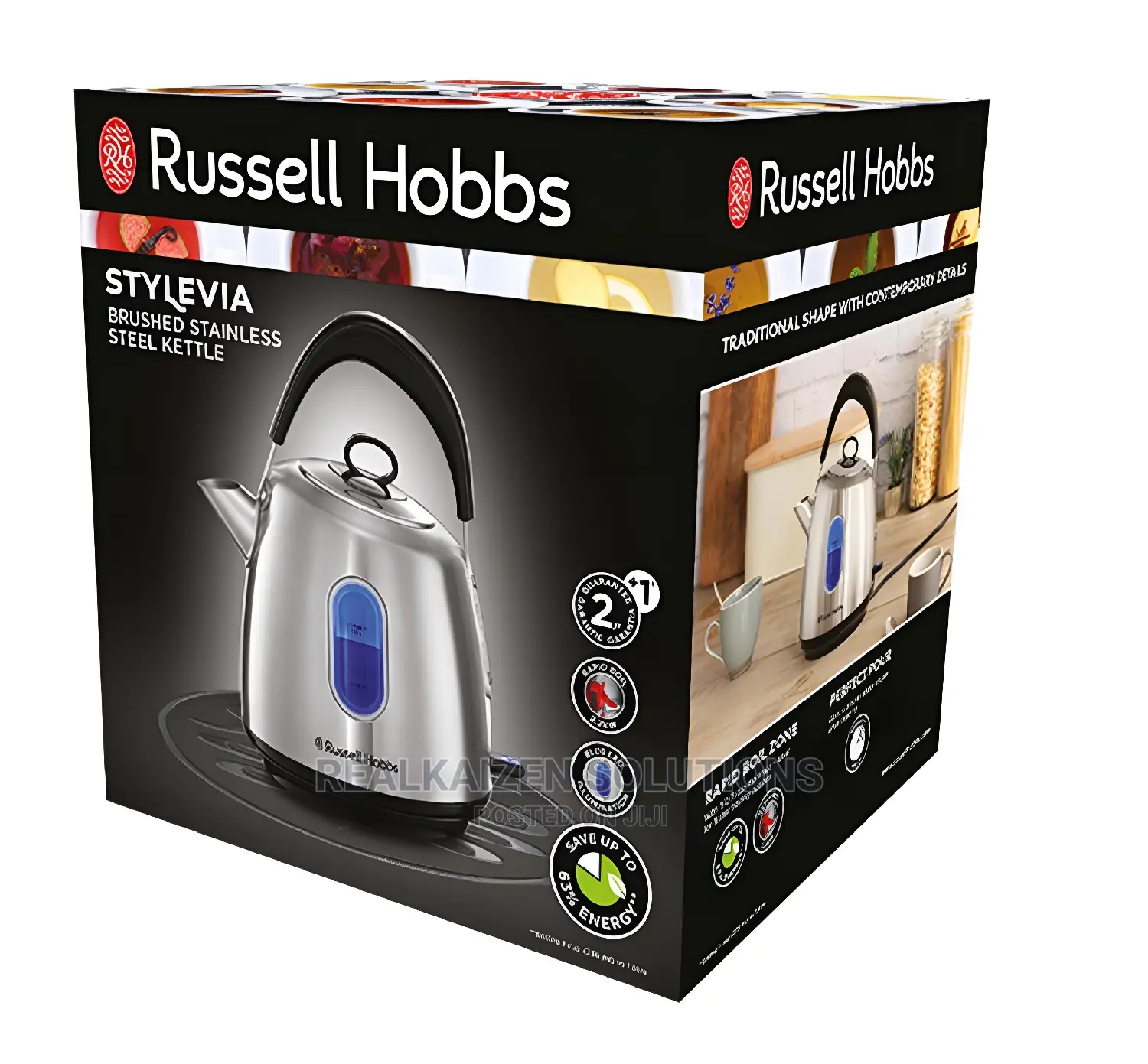 UK RUSSELL HOBBS Stylevia Brushed Stainless Steel
Kettle