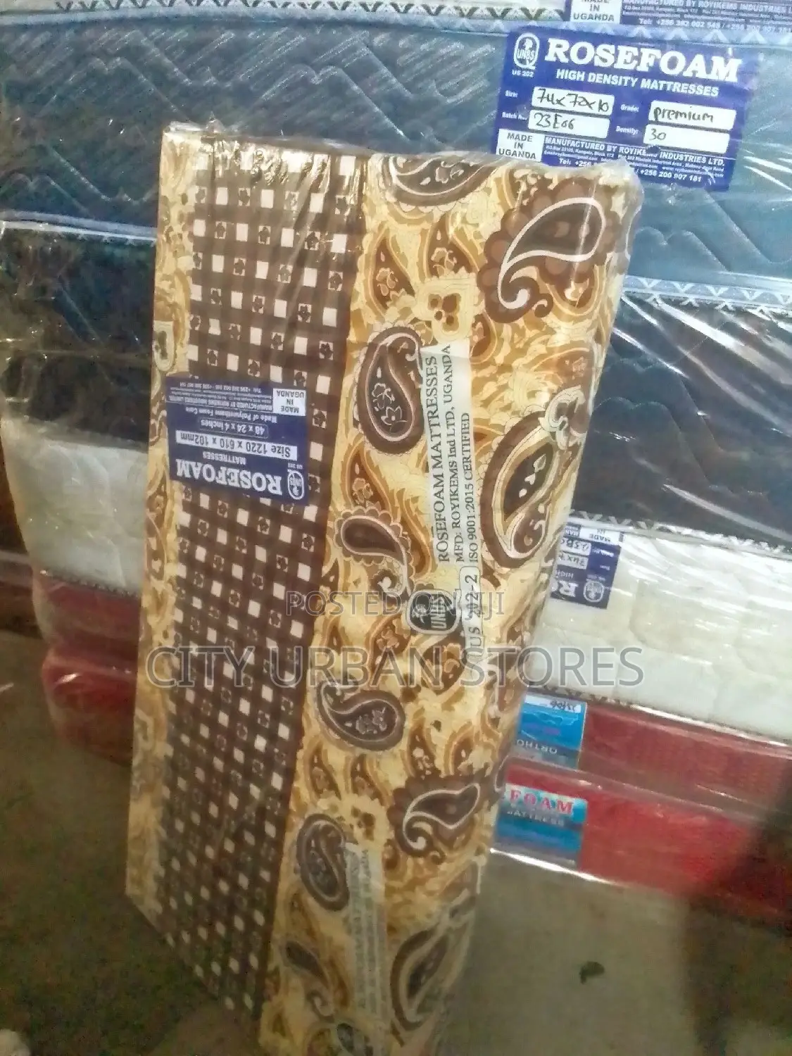 Rose Foam Baby Coat Mattress