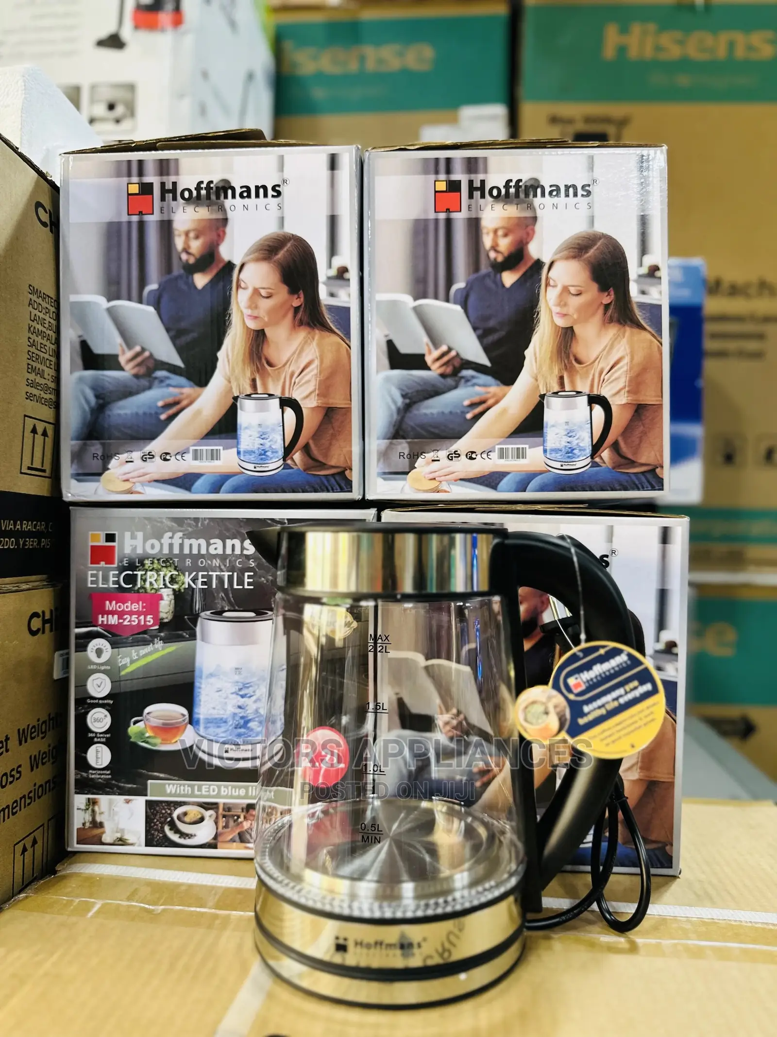 Hoffmans Glass Electric Kettle