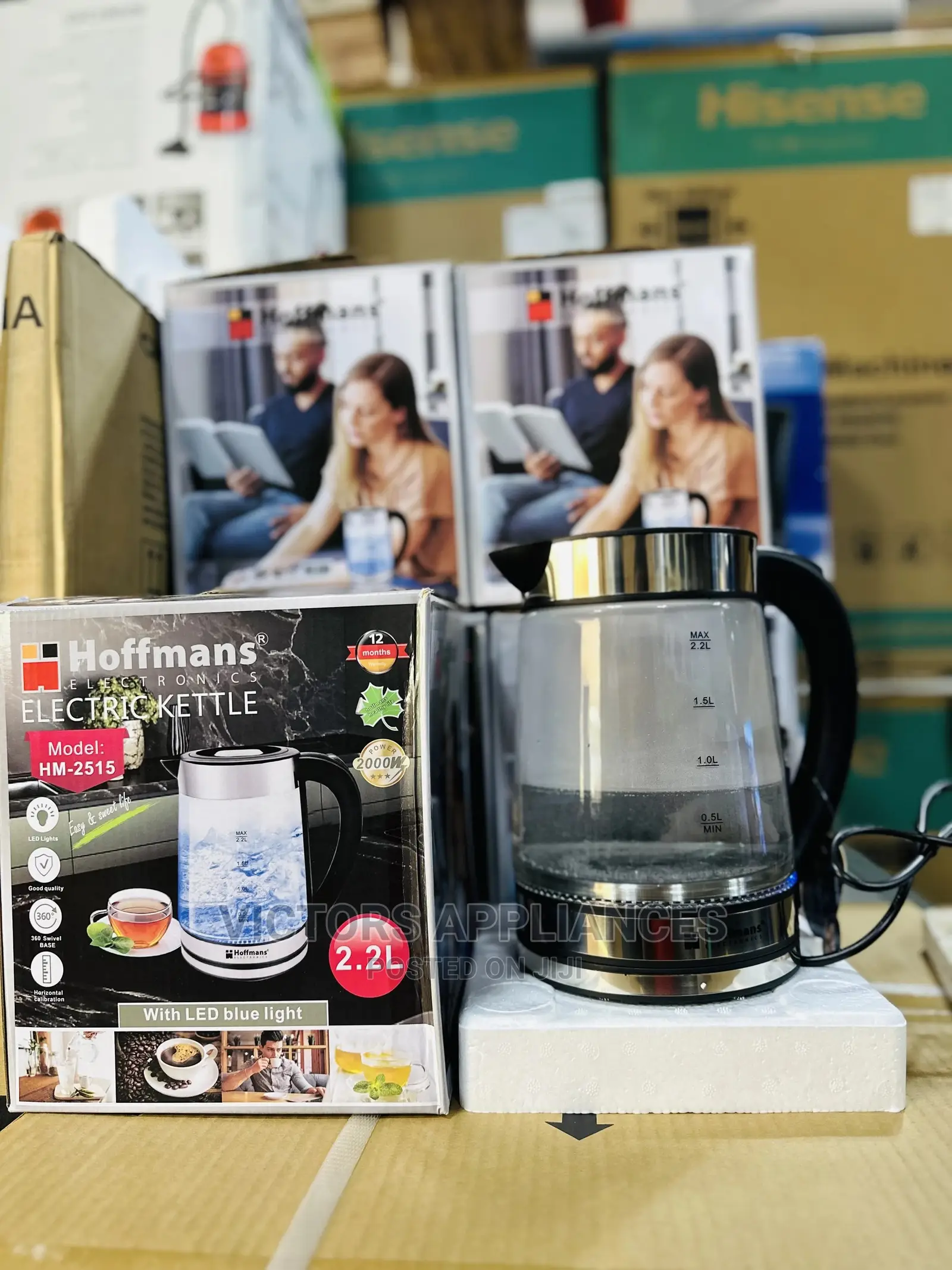 Hoffmans Electric Kettle 2.2L