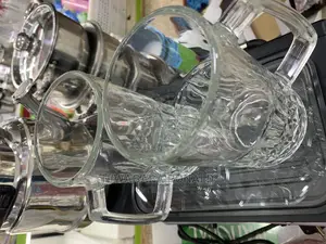 6pc Heavy Beer  Mug Glass