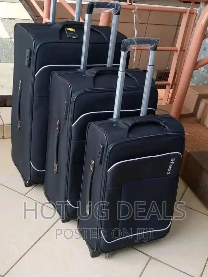Full Set of 3 Dfavor Suitcase - Black