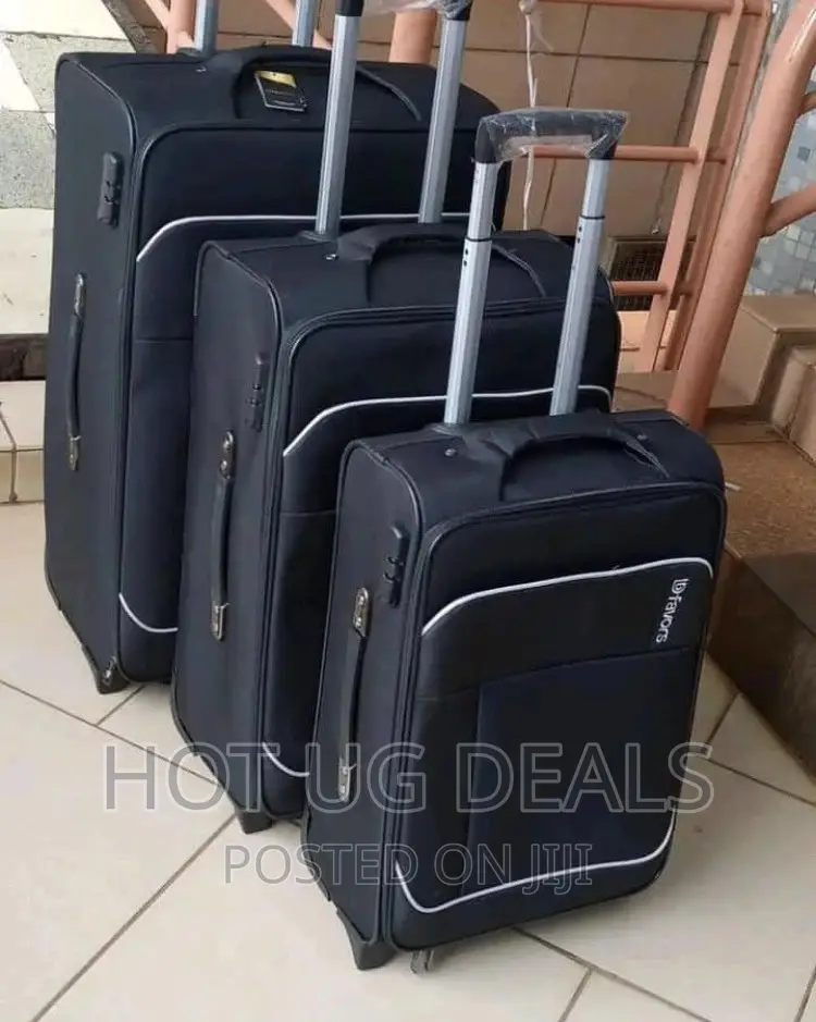 Full Set of 3 Dfavor Suitcase - Black
