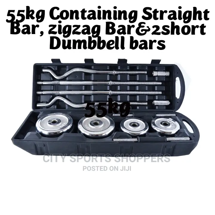 55kg Dumbbell Fitness Set Box