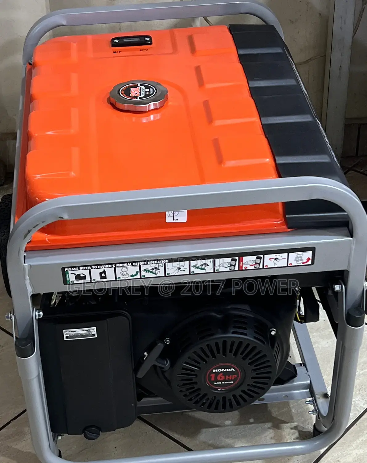 Honda 7.5kva Petrol Generator Japan