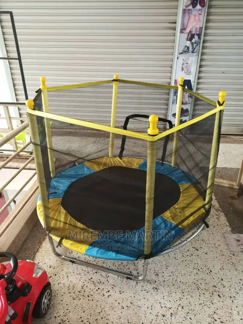 Kids Playing Trampoline