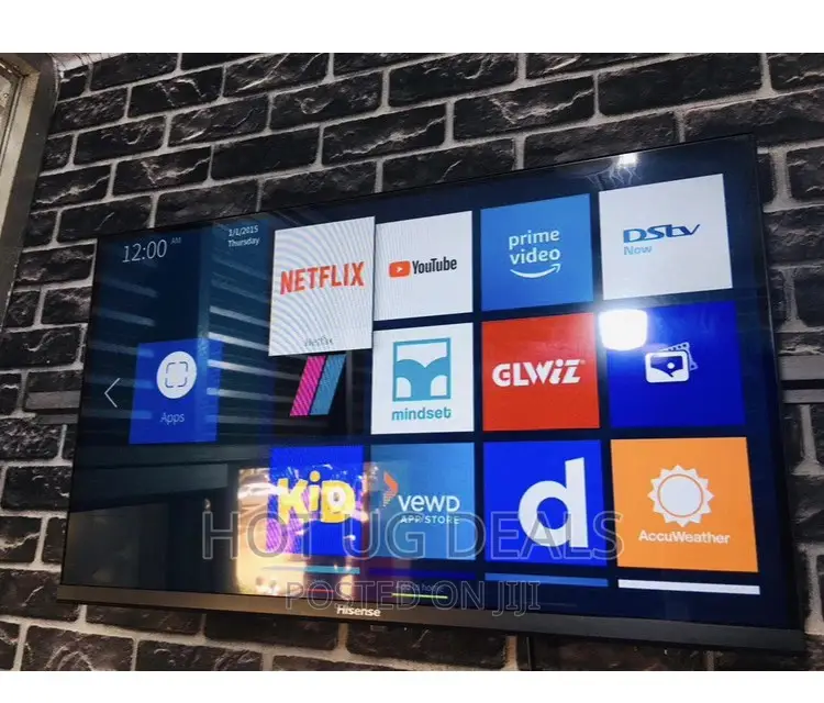 Hisense 43" Smart Tv, Youtube,Netflix,Inbuilt Local Channels