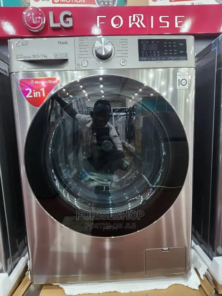LG 10.5/7 KGS Wash Dry Front Loader Washing Machine
