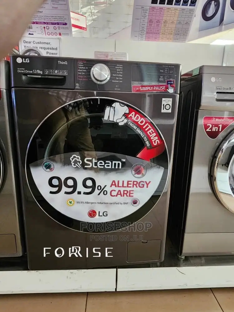 Commercial LG 12/8kgs Wash Dry Front Washing Machine