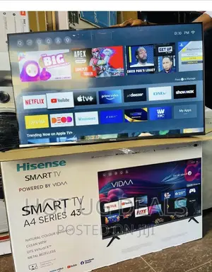 Photo - Hisense 43 Inch Smart Vidda Flameless Tv - Black
