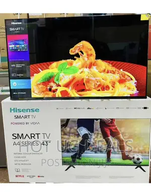 Hisense 43 Inch Smart Vidda Flameless Tv - Black