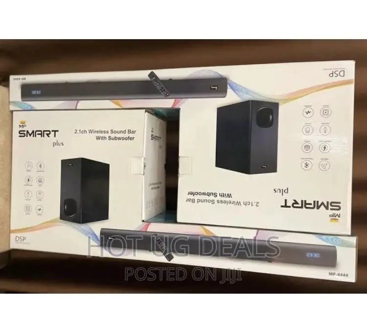 Smartplus 2.1inch Wireless Soundbar With Subwoofer Mp-44444