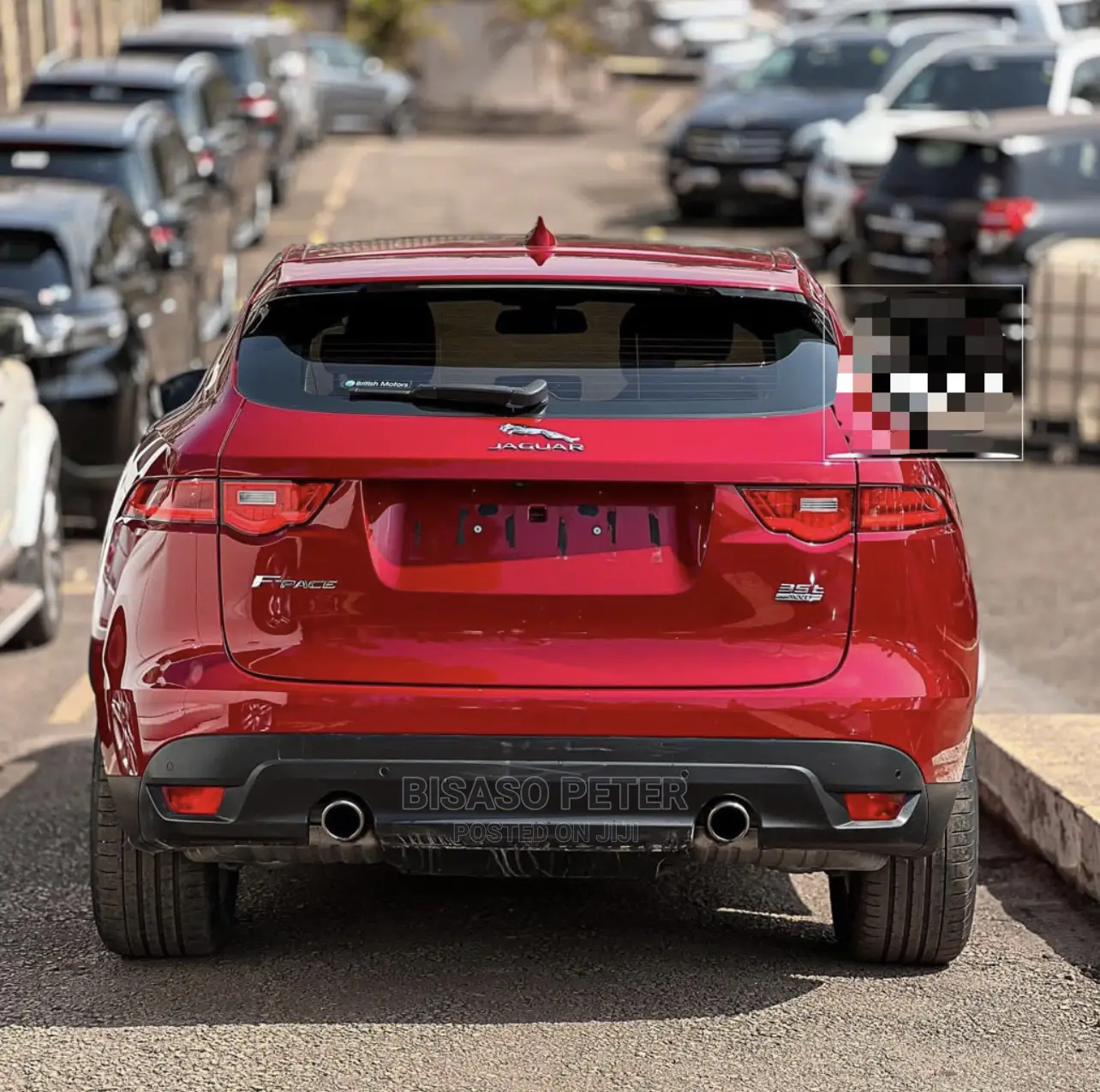 Jaguar F-Pace 35t Premium 2017 Red