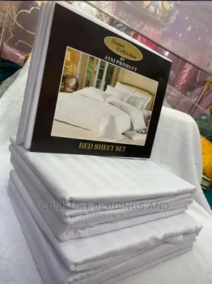 Plain White King Size Bedsheets