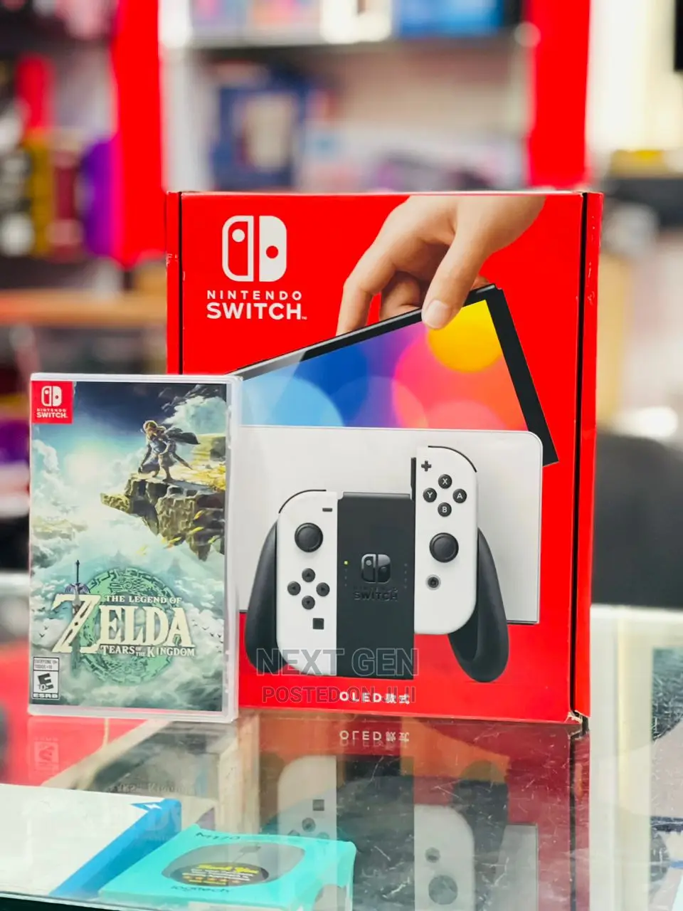 Nintendo Switch Console + Zelda : Tears of the Kingdom