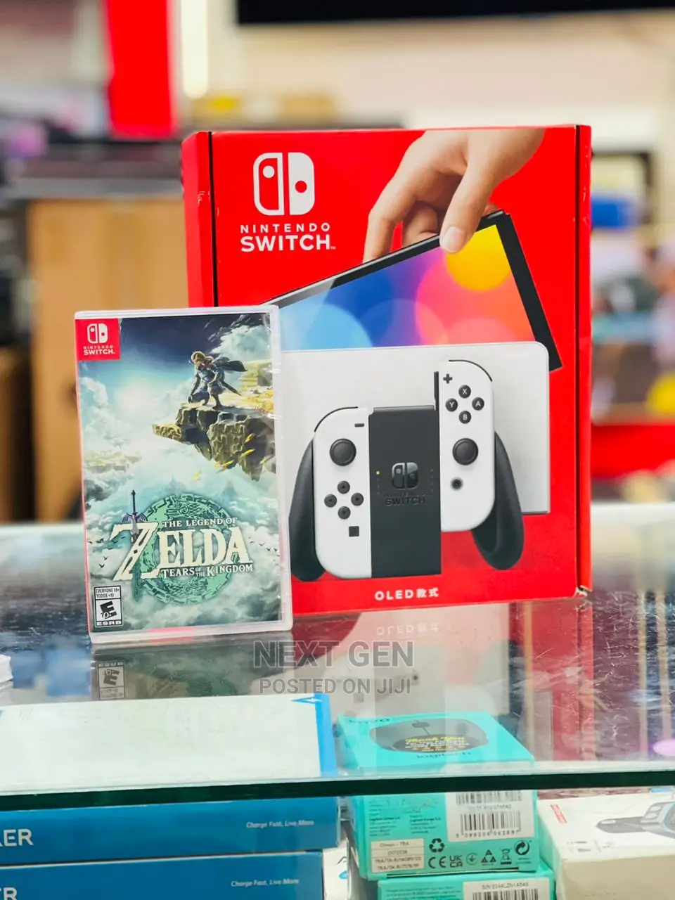 Nintendo Switch Console + Zelda : Tears of the Kingdom