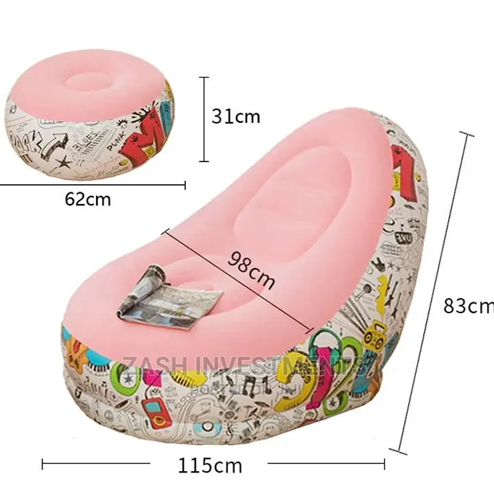 Inflatable Sofa With Inflatable Foot Cushion