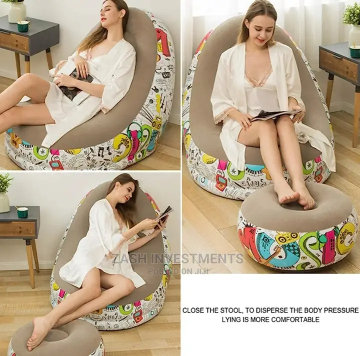 Inflatable Sofa With Inflatable Foot Cushion