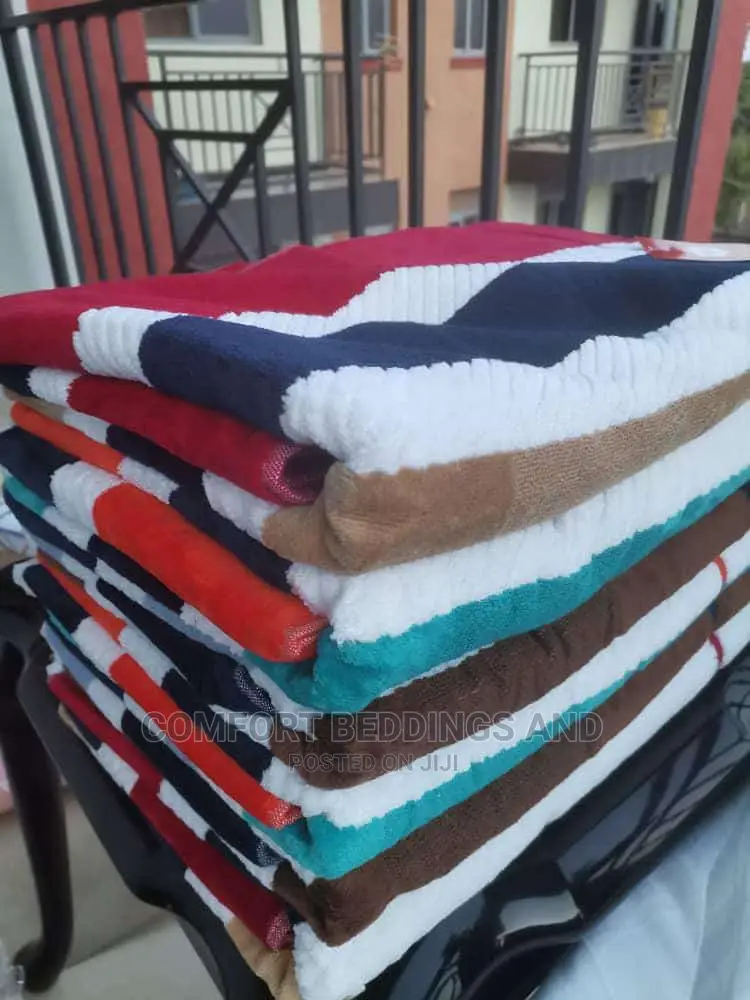 Stripped Heavy Cotton Towels