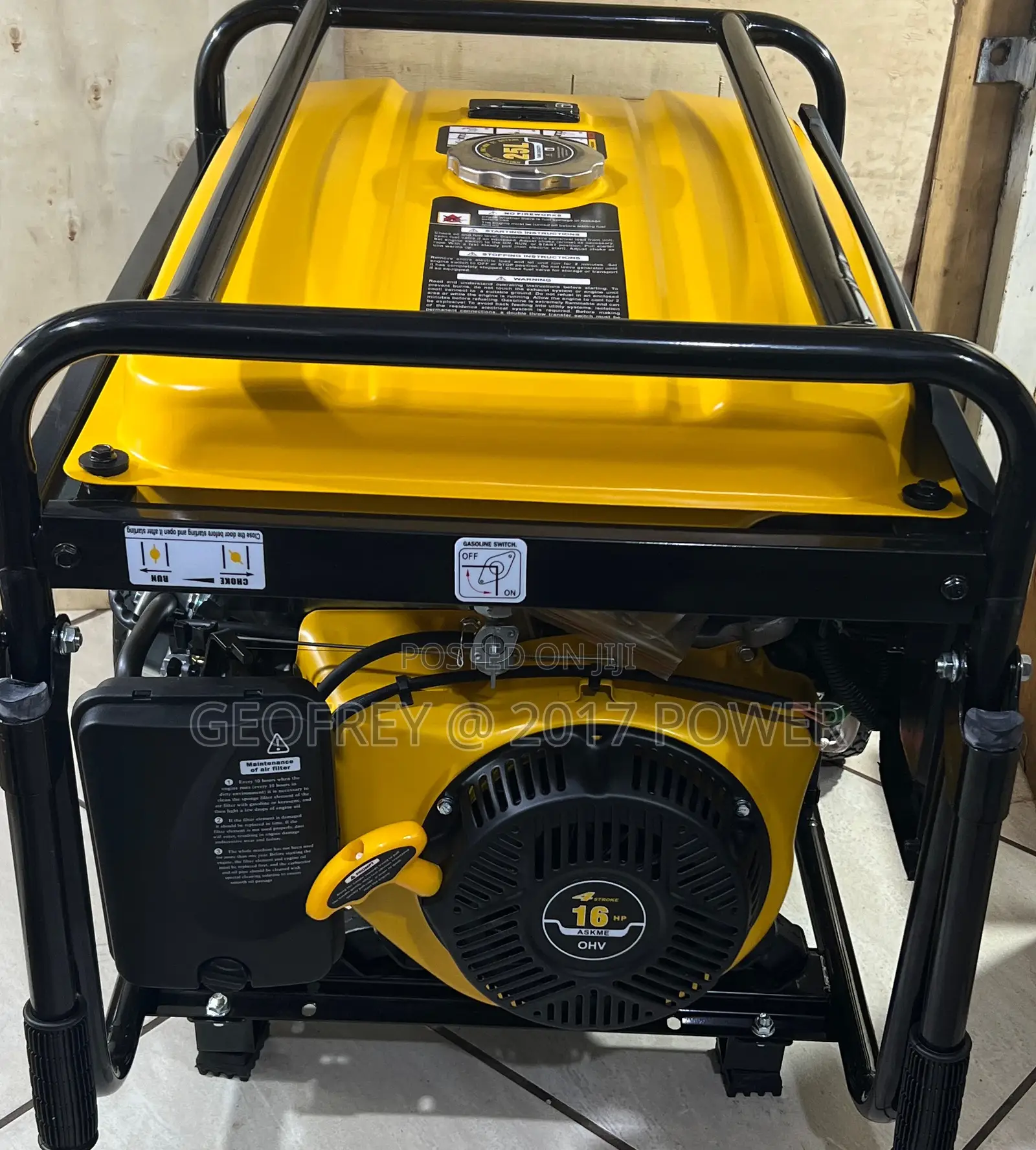 Honda Petrol Generator 6.5kva Japan Made