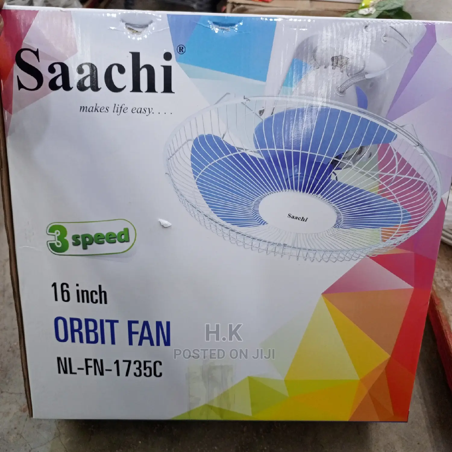 16 Inch Orbit Ceiling Fan With Remote Control,