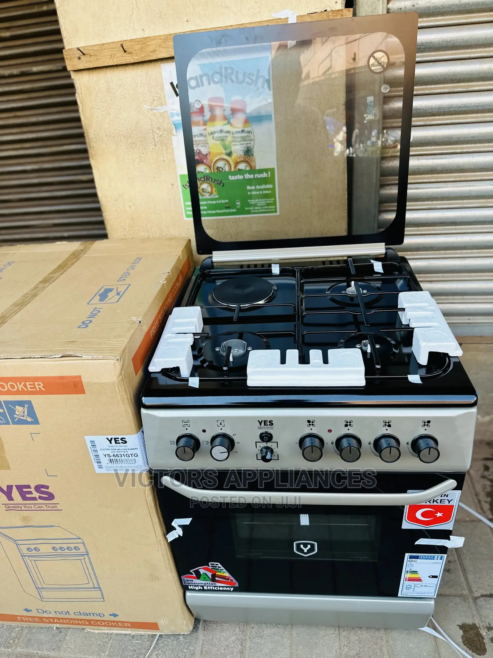ORIGINAL YES 3GAS 1electric 60 by 60cm Turkish Cooker