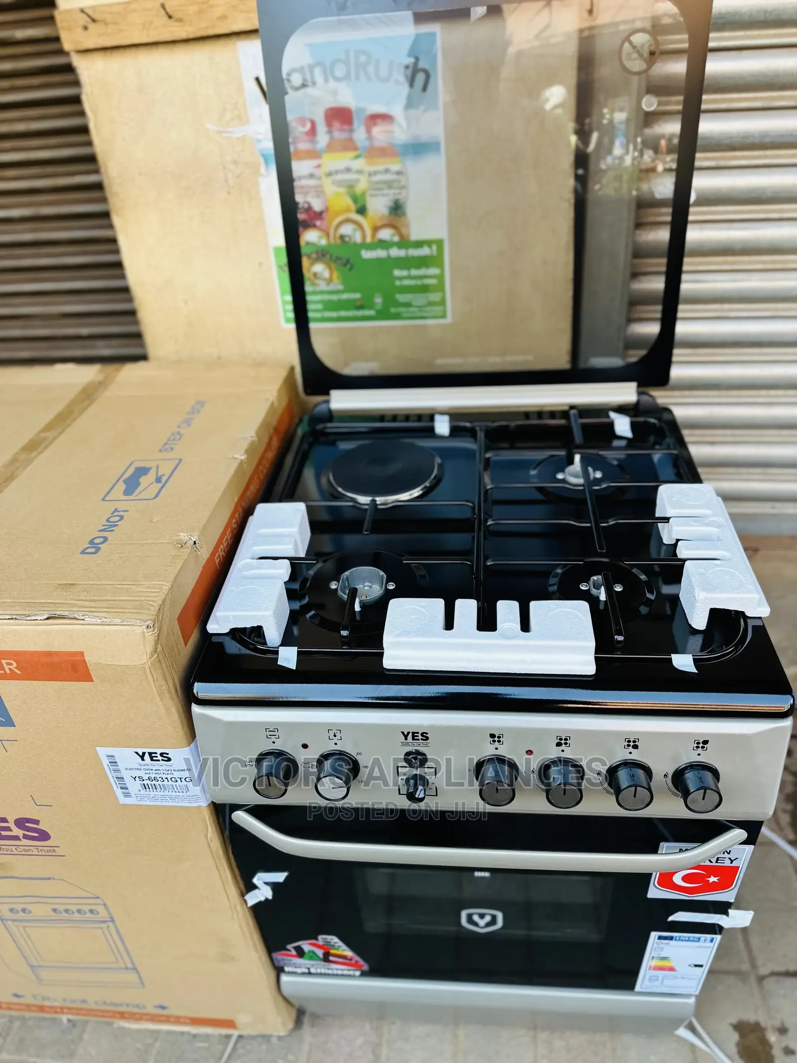 YES COOKER YS6631 With 3gas and 1 Electric Plates 60 by 60cm