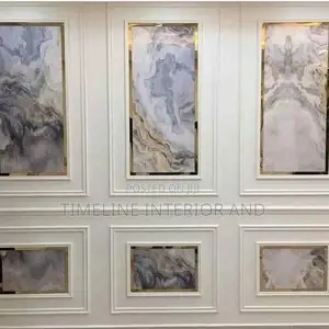 Corridor Gypsum Ceiling and Wall Molding.