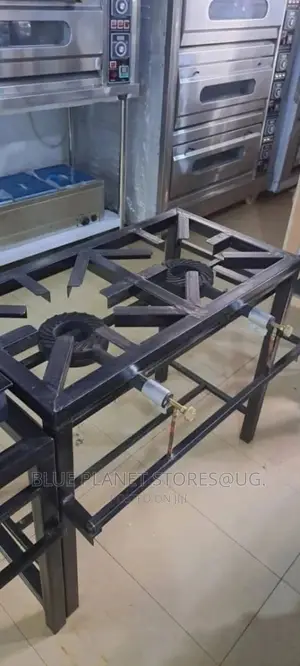 Double Commercial/Industrial Gas Burners \\ Hard Metal Body.
