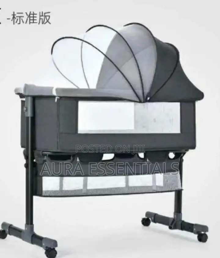 Baby Bassinet Crib 3 in 1 Baby Folding Bedside