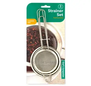 3pcs Stainless Steel Strainer Set