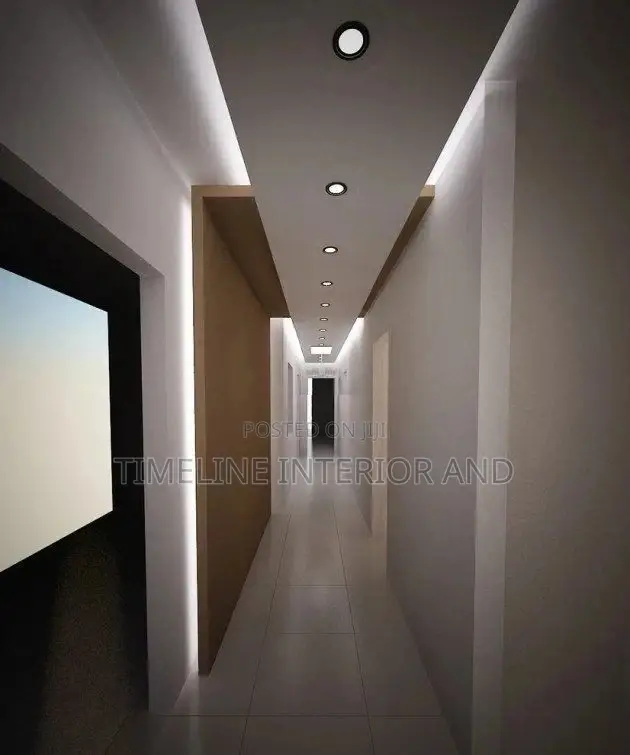 Legit Living Room Gypsum Ceiling and Corridor Designs.