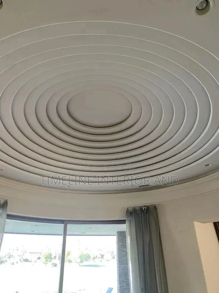 Circular Motion Gypsum Ceiling Works.